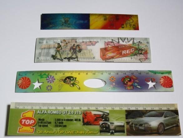 PLASTIC LENTICULAR flip lenticular printing 3D cartoon color plastic ruler for