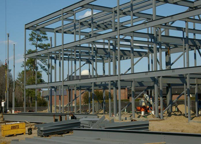 Multi-Storey Metal Sheet Prefabricated Steel Structure Building for Office/Warehouse/Carport