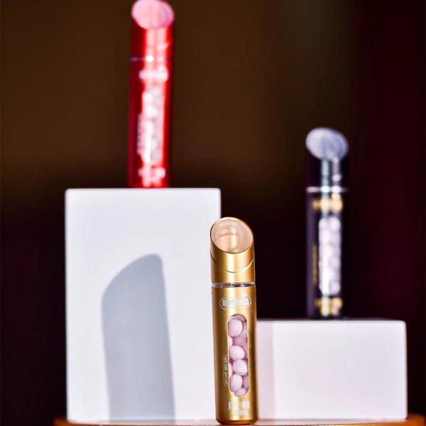 Creative Beauty Tablets Metal Lipstick Package Sugar Free Mint Candy With