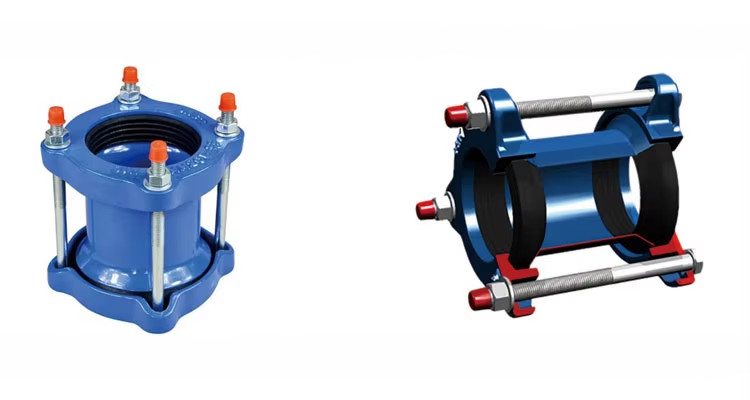 Pvc Gibault Joint Ductile Iron Pipe Universal Flexible Dresser Couplings