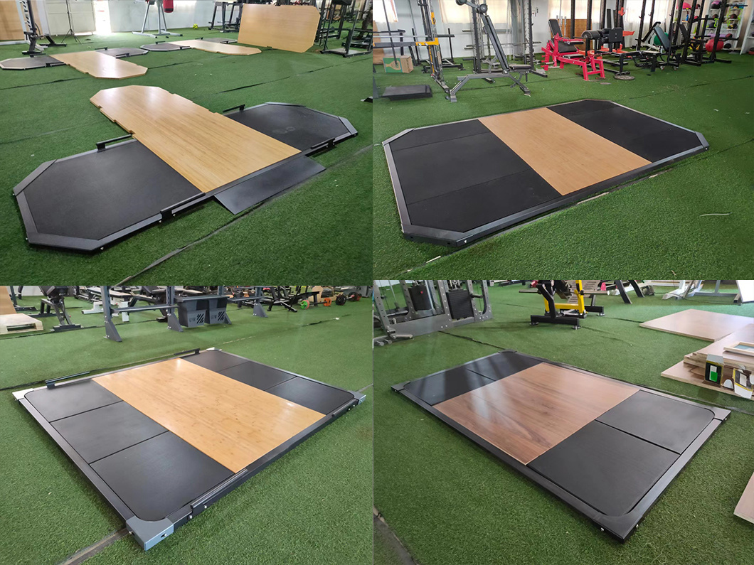 Gym Weightlifting Equipment Heavy Duty Gym Shock-Absorbing Floor Lifting Platform