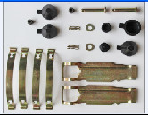 Truck Friction Brake Pads With Semi Metallic Material Formulation