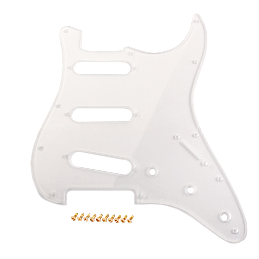 SSS Acoustic Guitar Pickguard Leopard Print Scratch Plate For Stratocaster Style Guitar