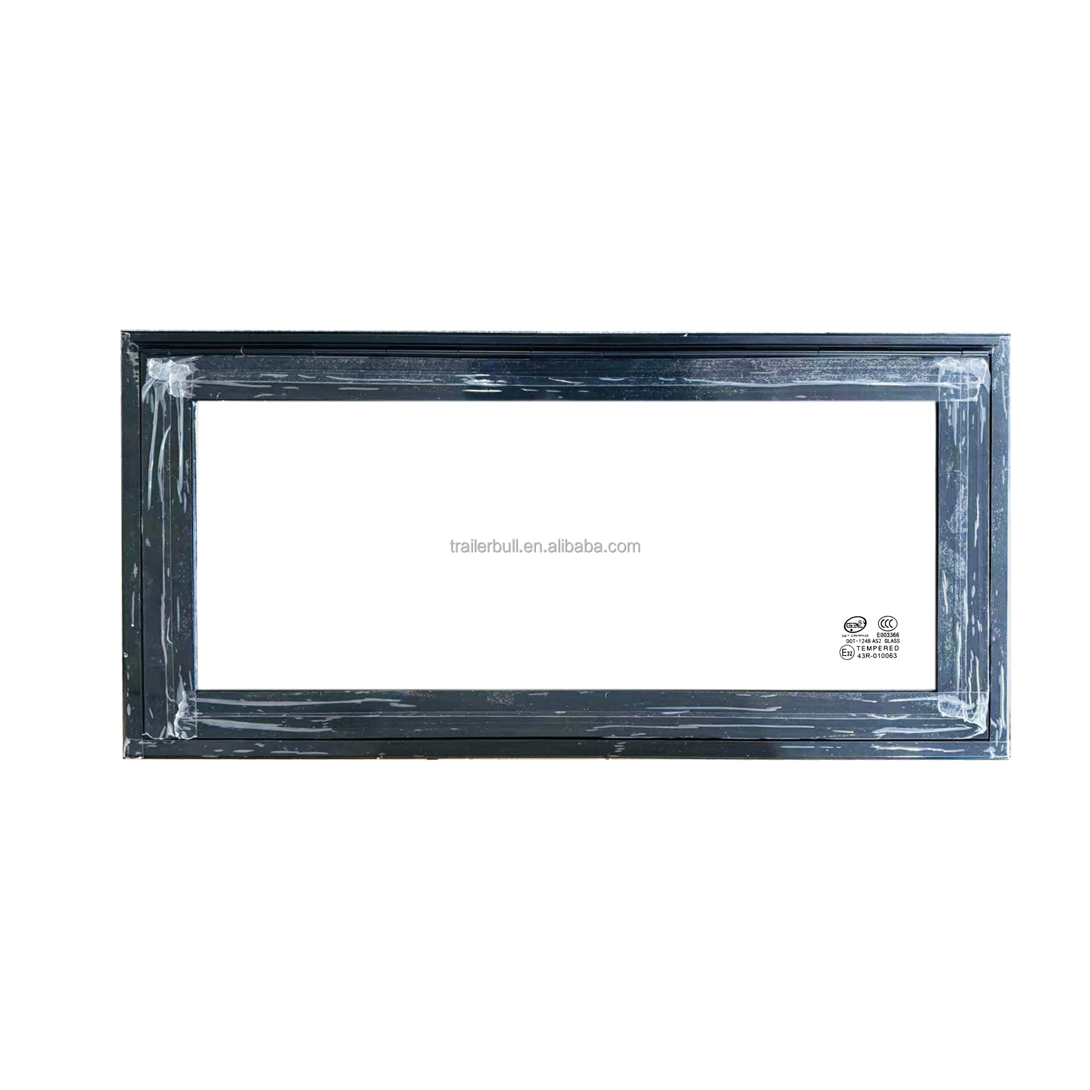 Max. Open at 65 Degrees Customizable Tempered Glass Expedition Windows for RV Trailers