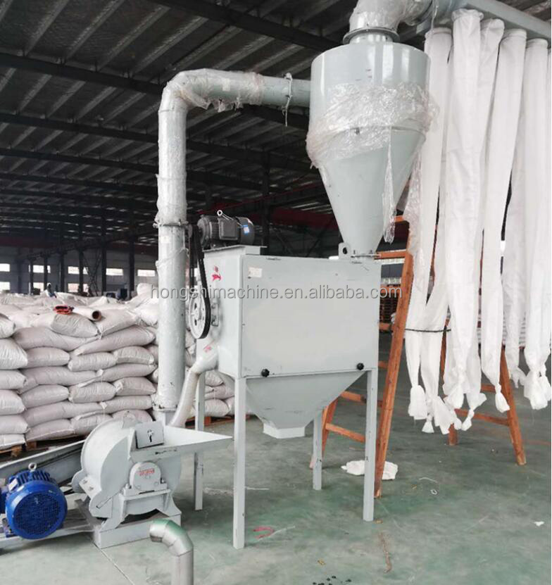 Automatic Wood Powder Making Machine , 30-400kg/h Wood Flour Grinding Mill Machine