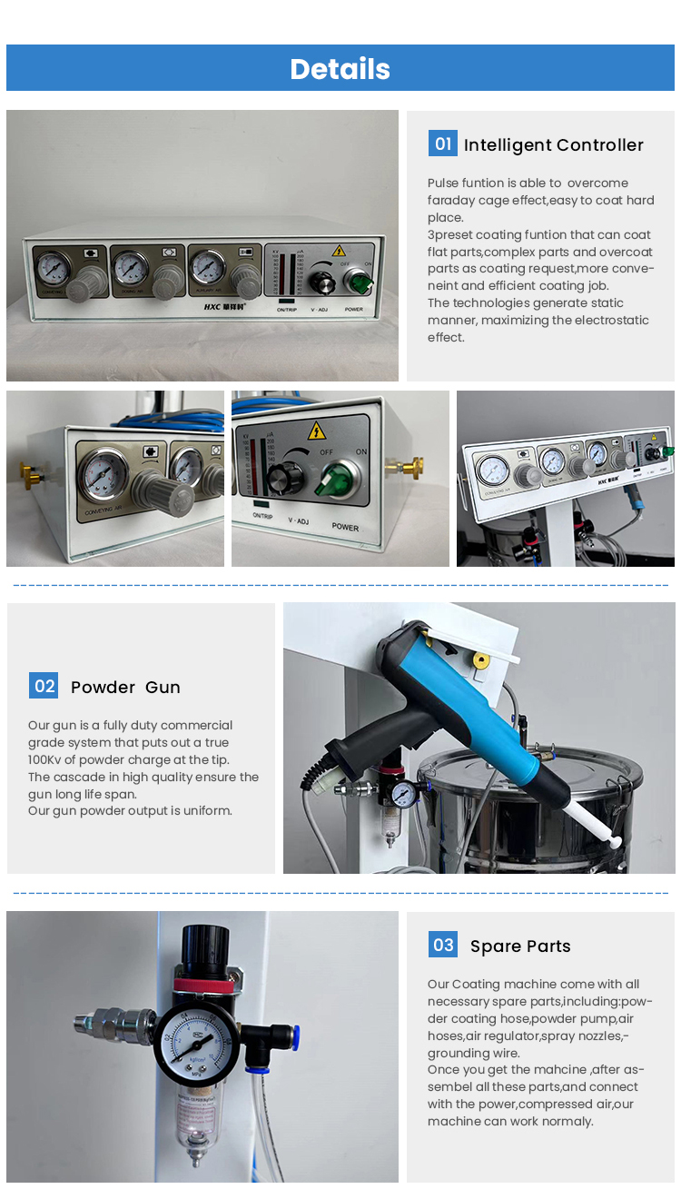 Steel Electrostatic Spraying Assembly Line OEM Power Saving Industrial Powder Coating Machine