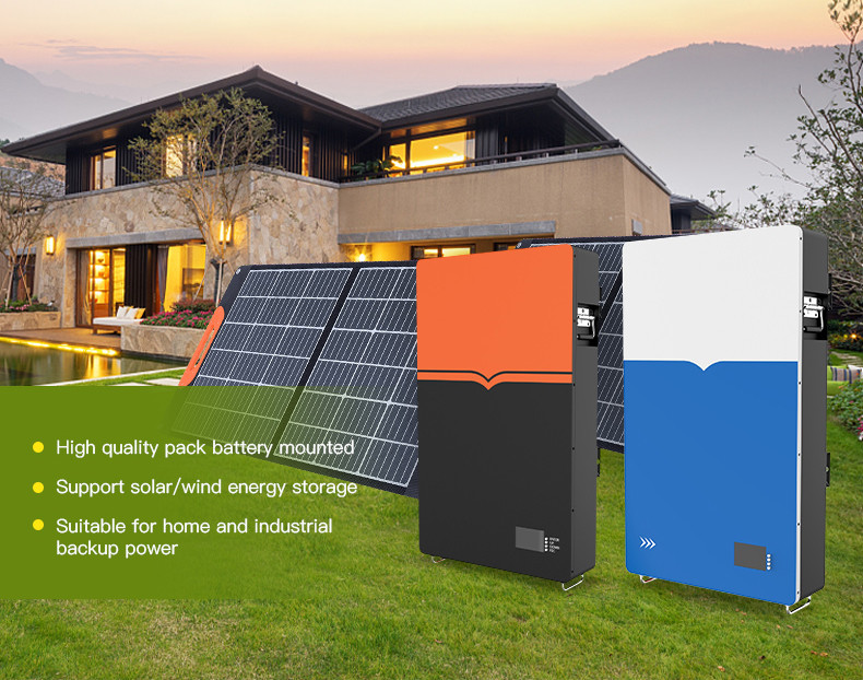 9.5kwh Wall Mounted Solar Battery Pack 51.2v 186ah Photovolta Energy Storage Lifepo4