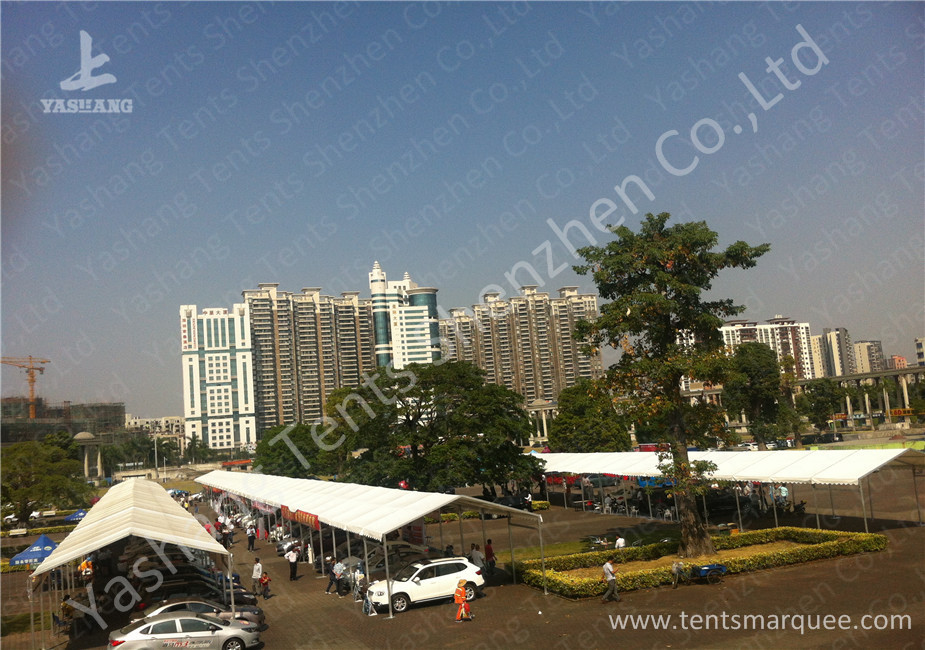 Clear Span PVC Fabric Aluminum Frame Outdoor Sunscreen Car Exhibition Tent