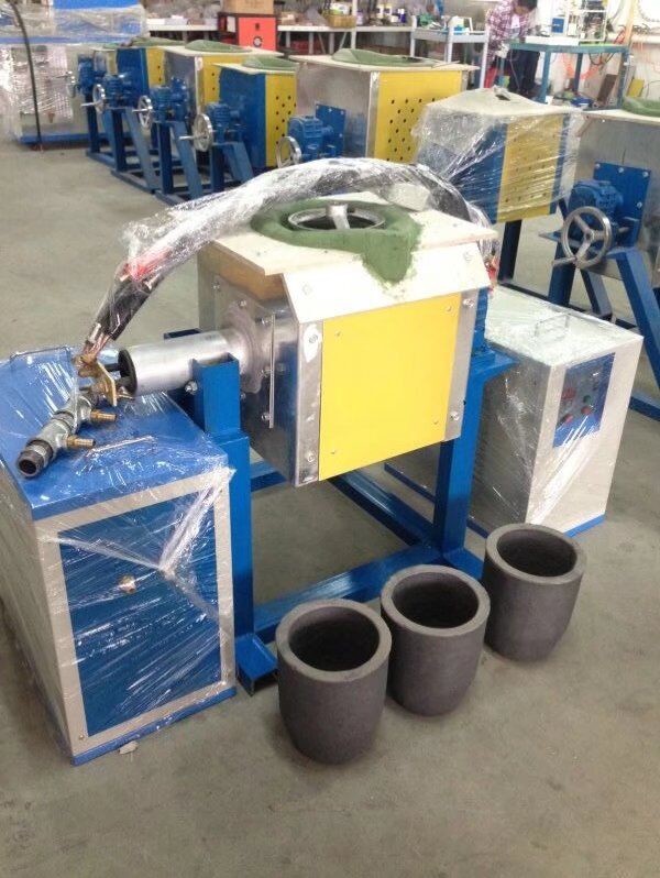 380V 50Hz 3 Phase Aluminum Can Melting Furnace Medium Frequency Induction Furnace
