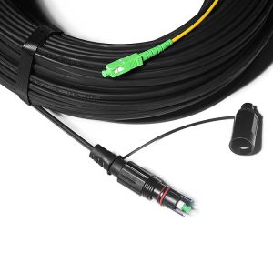 Customized FTTH Waterproof Patch Cord For OptiTap Corning SC APC