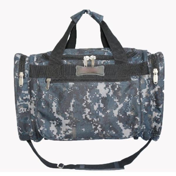Quality Camouflage Polyester Outdoor Duffel Bag With Adjustable Shoulder Strap for sale