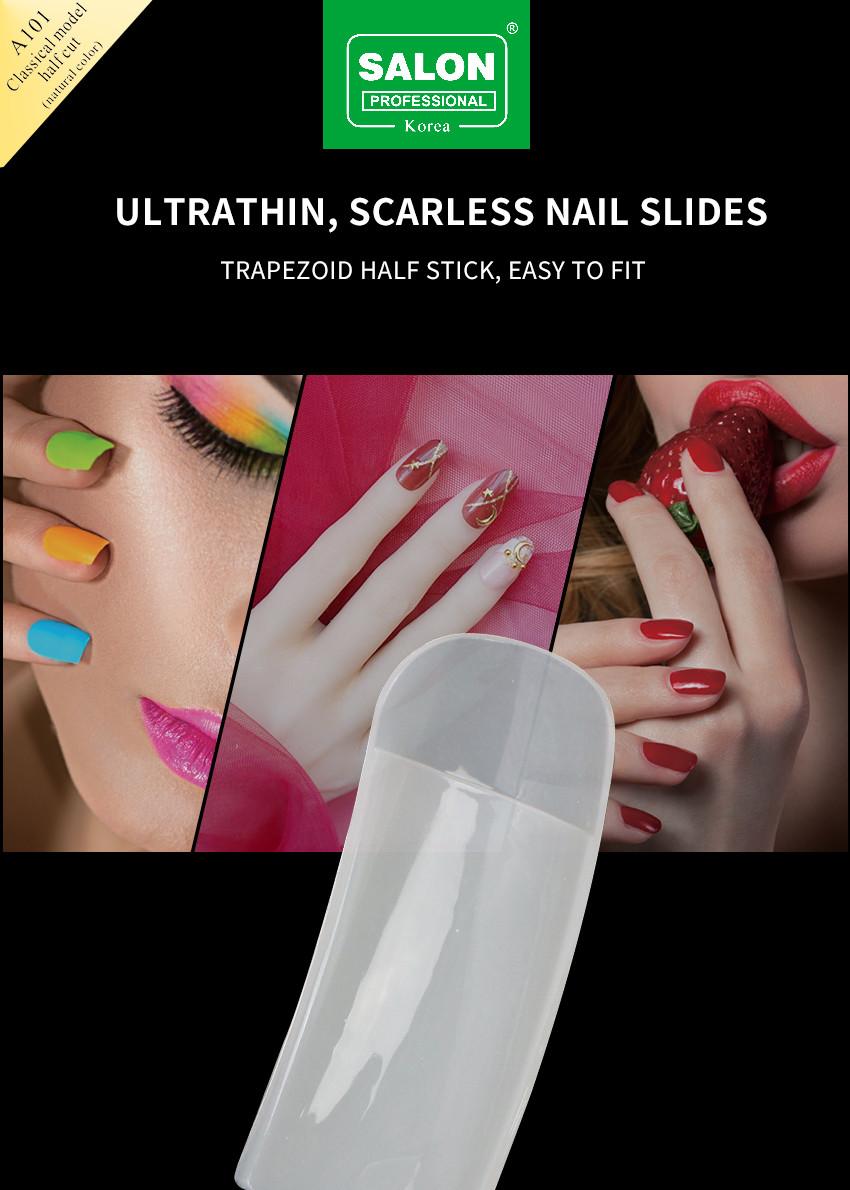 Professional Long Square Full Cover False Nail Tips For Salon Level Nail Art Enhancement