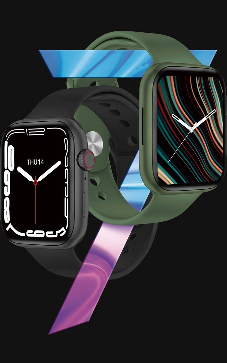 FREQCHIP 21mm Fitness Tracker Smartwatch Waterproof With High Fidelity Bose Speaker