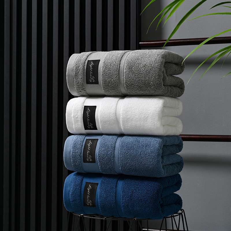 Custom Embroidery Pure Cotton Towel Sets for Home or Hotel Vacation Rentals