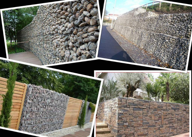Galvanized Mattress 22mm Gabion Wire Mesh For Riverbank Protection