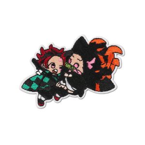 Multiple Logo Acceptable Iron On Embroidered Patches Badges Twill Fabric Custom