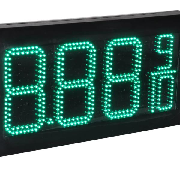 Outdoor IP65 Waterproof 18 Inches Digital LED Gas Signs 7 Segment 110/220VAC
