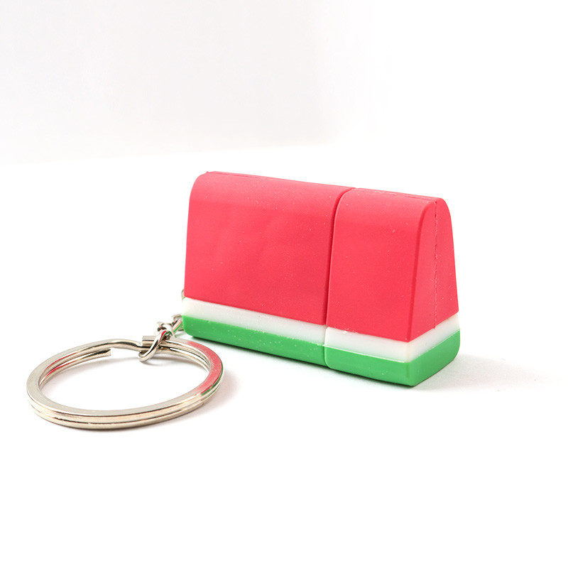 PVC Open Mold Cute USB Stick Watermelon Strawberry Chocolate Shaped