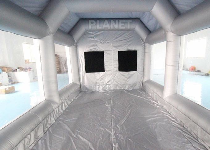 7x4x3m Carbon Filter Paint Inflatable Spray Booth / Portable Car Spray Booth Tent