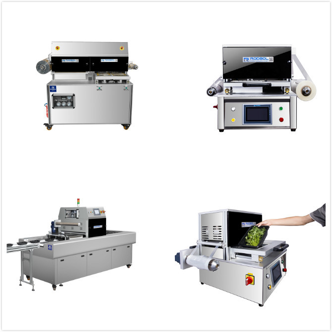 Fruit And Vegetable Packing Machine Stainless Steel Low Oxygen Gas 220V / 50Hz