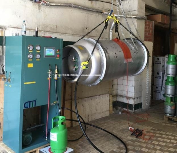 6HP 2HP Commercial Refrigerant Recovery Machine Freon Reclaim Machine