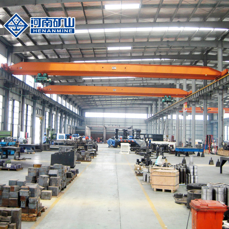 Plants Warehouses 5T Span 35m Single Girder Bridge Crane With Customizable Colors