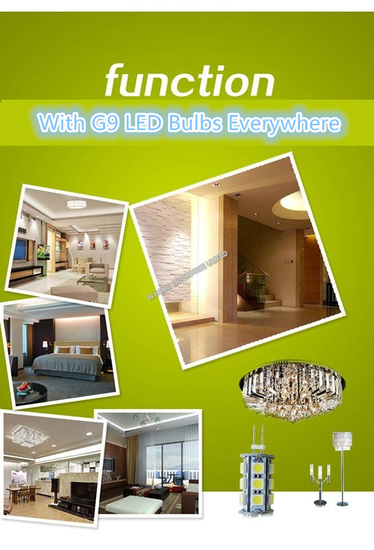 2.5W Indoor White G9 Led Light Bulbs 200LM 16*46MM CE and ROHS Approvals
