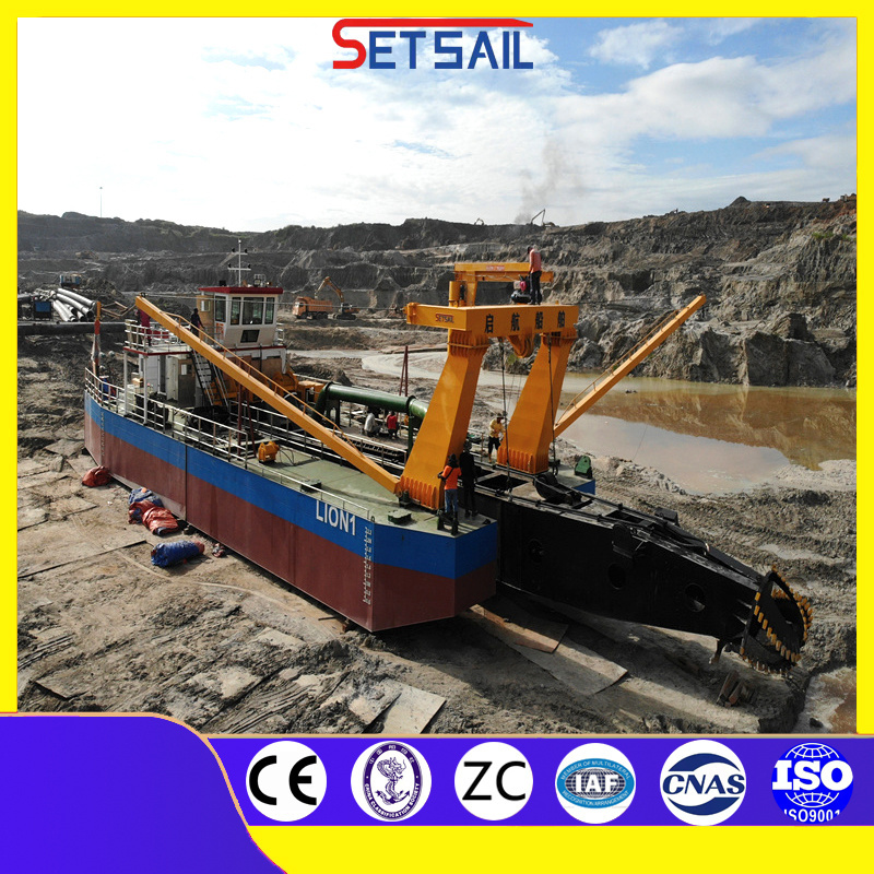 Cutter Suction Sand Dredger with ISO Certification