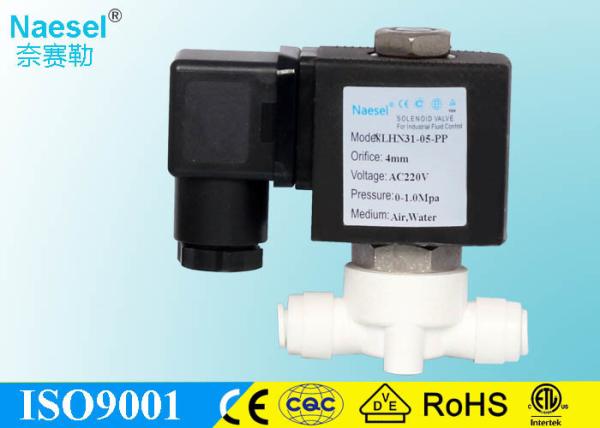 Miniature Liquid Line Solenoid Valve , Direct Acting 24v Solenoid Valve With