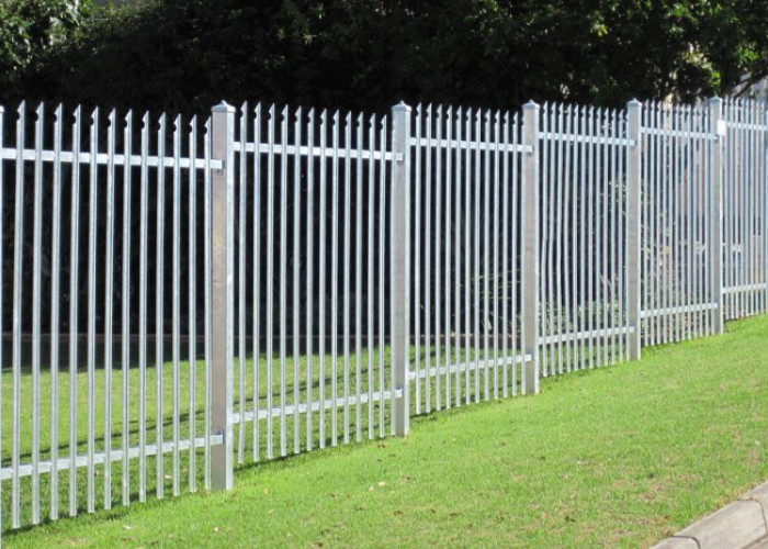 High Security Steel Palisade Fencing Durable Tamper Proof For Perimeter Protection