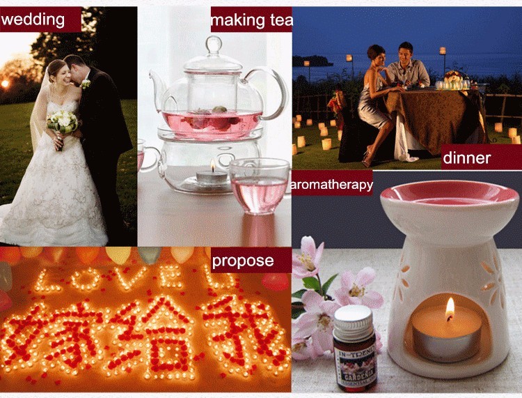 12g 24g 4hrs 8 Hours Coloured Tealight Candles Paraffin Wax Mini For Wedding