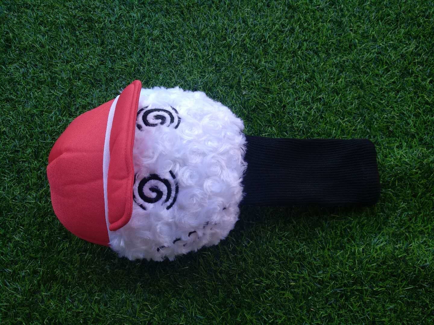 golf head cover , dog head cover , animal head cover , plush head cover , driver head cover