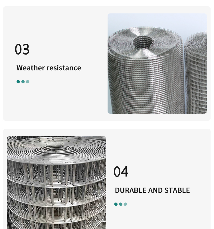 Fence barbed wire breeding galvanized welded mesh mesh balcony steel wire fence galvanized Wire Mesh