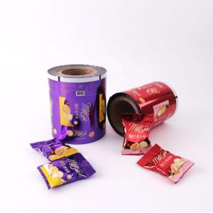 Custom Printed Soft BOPP Lamination PE Film Roll Flexible Plastic Snacks And