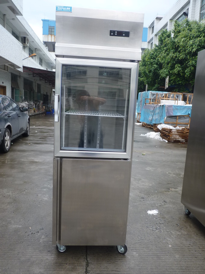 Commercial Kitchen Upright Stainless Steel Freezer Vertical Freezers Refrigerator