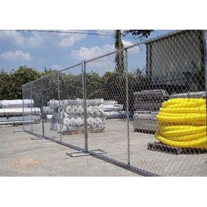 OHSAS 2.1m High Temporary Security Fence Electro Galvanized