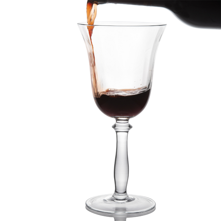Customized Wine Drinking Glasses Set Of 3 Promotional Classic