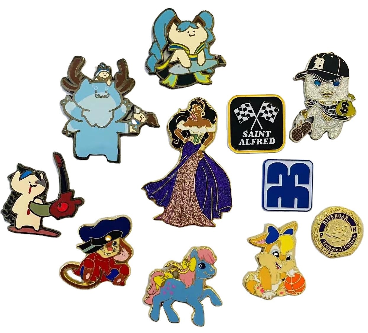 Custom Lapel Pins and Customizable for Your School or University