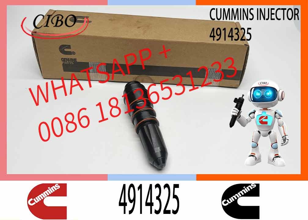 ELIC Excavator 3054218 3054253 3032392 4914308 4914325 Engine Common Rail Fuel Injector