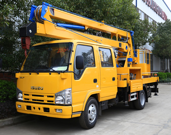 ISUZU Sinotruk Chassis Aerial Working Truck 12 Folding Boom Aerial Work Vehicle With Factory Price