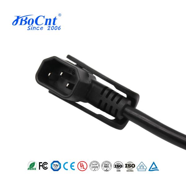 Quality Jbocnt with handle power connector electric bicycle tricycle lithium battery charging port electric bicycle power cord three pin socket plug and cable male and female for sale