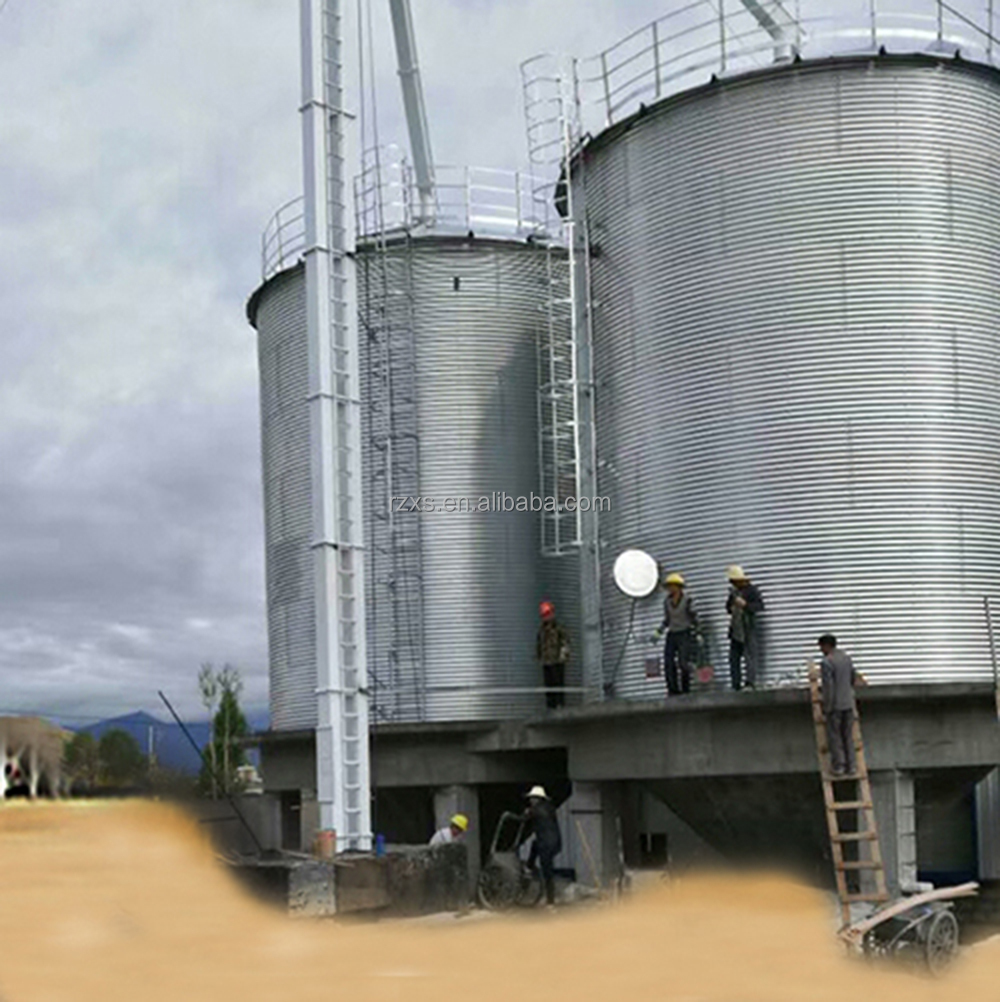 STR 50t High Moisture Corn Storage Hopper Bin Grain Dispenser Grain Silo Made to Last
