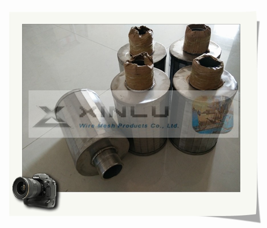SS304 Water Filter Nozzles O.D 57mm Strainer Wedge Wire Nozzle