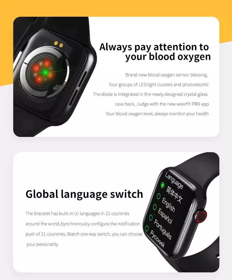 HW16 1.72 Inch Full Screen HD Anti Glare Smartwatch Wristband