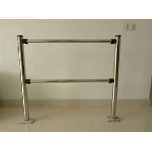 Four Arm Swing Gate Turnstile Security Access Double Movement Customized Color