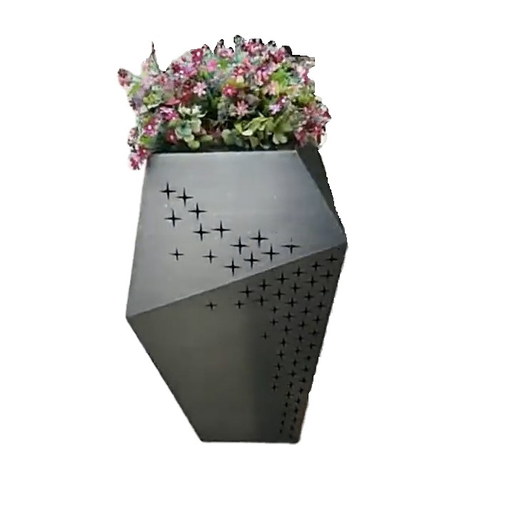 Urban garden decorative metal planters flower pot