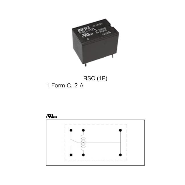RSB 212D 2A 12V 0.2W PCB Mount Relay Solid State Dielectric Hipot