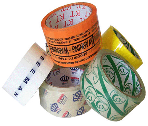 OEM Logo High Temperature Adhesive Tape Bopp Jumbo Roll , High Heat Resistant Tape