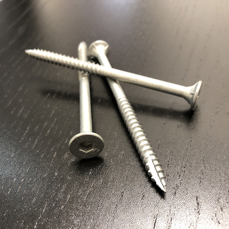 T17 Timber Batten Screws 100mm 14G Hexagon Head Wood Screws Galvanised C3