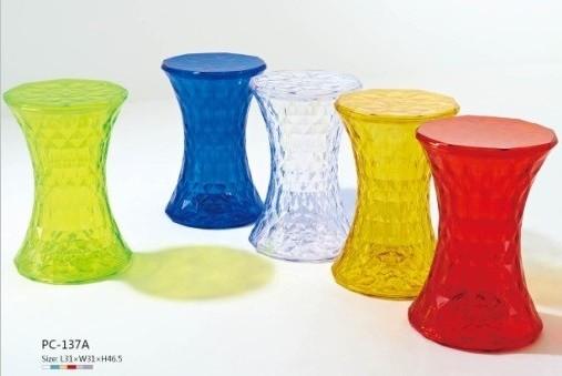 nightclub Stool/transparent stool/clear event stool/diamond stool/Kartell Stone